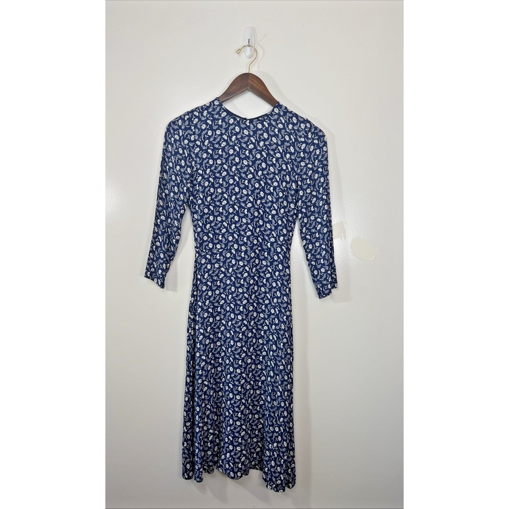 Reformation Womens Floral Midi Dress XS 0 Cottagecore Romantic Wedding Guest